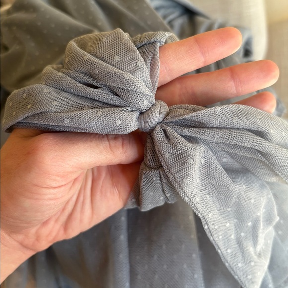 Three Bird Nest Gray Layered Midi Dress - Picture 10 of 11